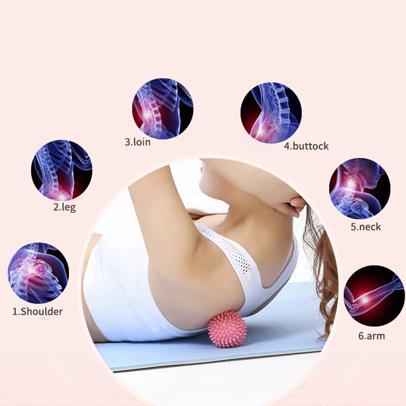 Pelota de Masaje Fascia — Relajación Muscular para Yoga, Gimnasio y Uso Diario