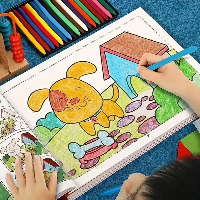 Libro para Colorear y Dibujar para Niños – 46 Páginas, Arte Creativo, Regalo para Niños y Niñas