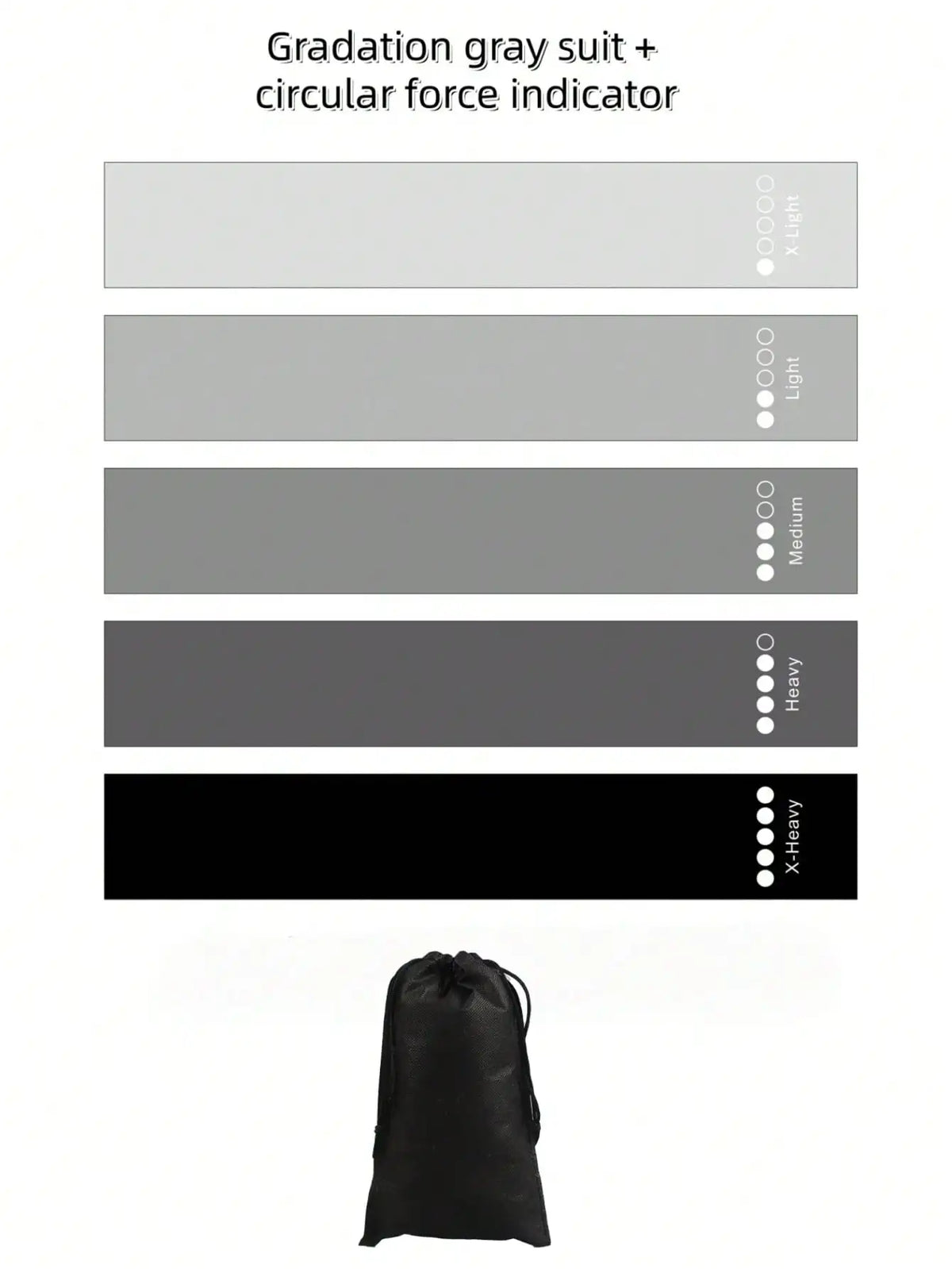 Set de Bandas de Resistencia Elásticas — Yoga, Pilates y Entrenamiento - Colores segun su existencia
