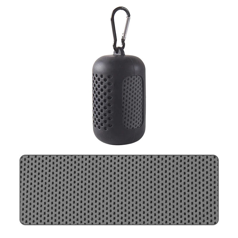 Toalla Fría Circular de Silicona — Enfriamiento Rápido para Deporte y Playa | Colores según disponibilidad