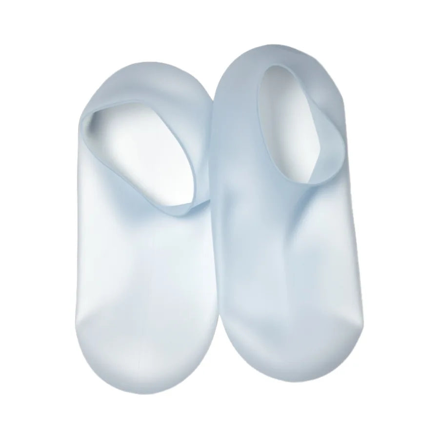 Calcetines Hidratantes de Silicona para Pies — Hidratación y Masaje para Talones Secos