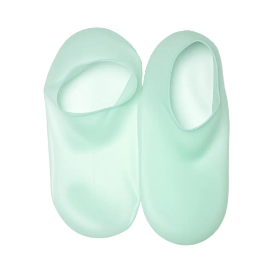 Calcetines Hidratantes de Silicona para Pies — Hidratación y Masaje para Talones Secos