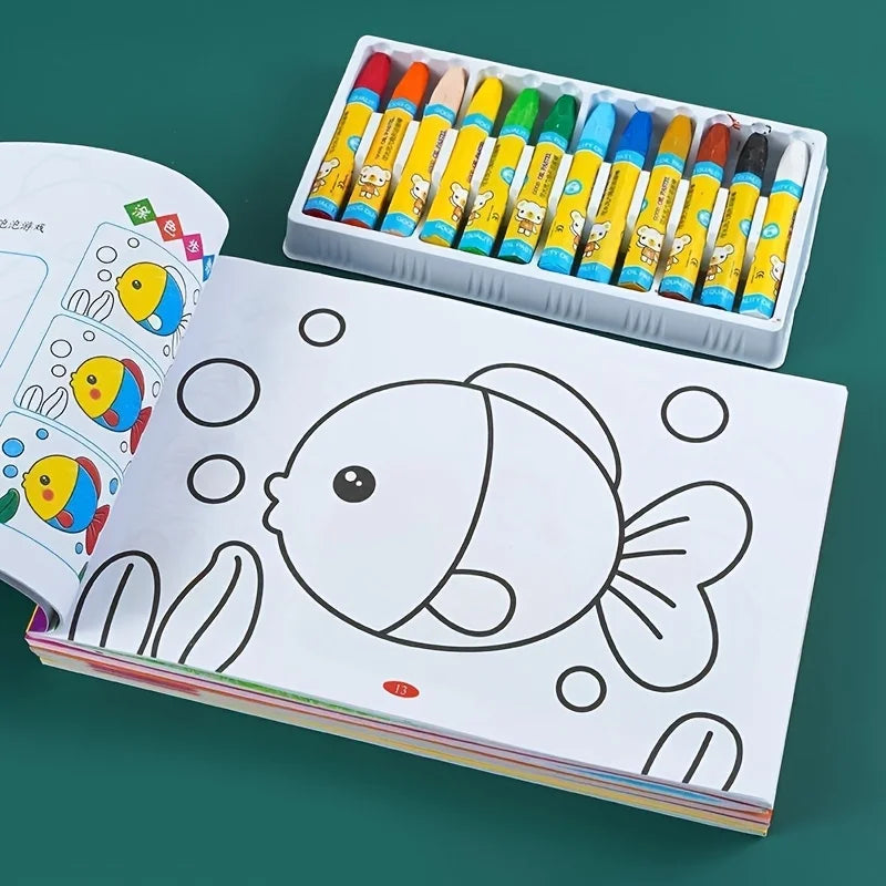 Libro para Colorear Infantil – Dibujo y Garabatos para Niños