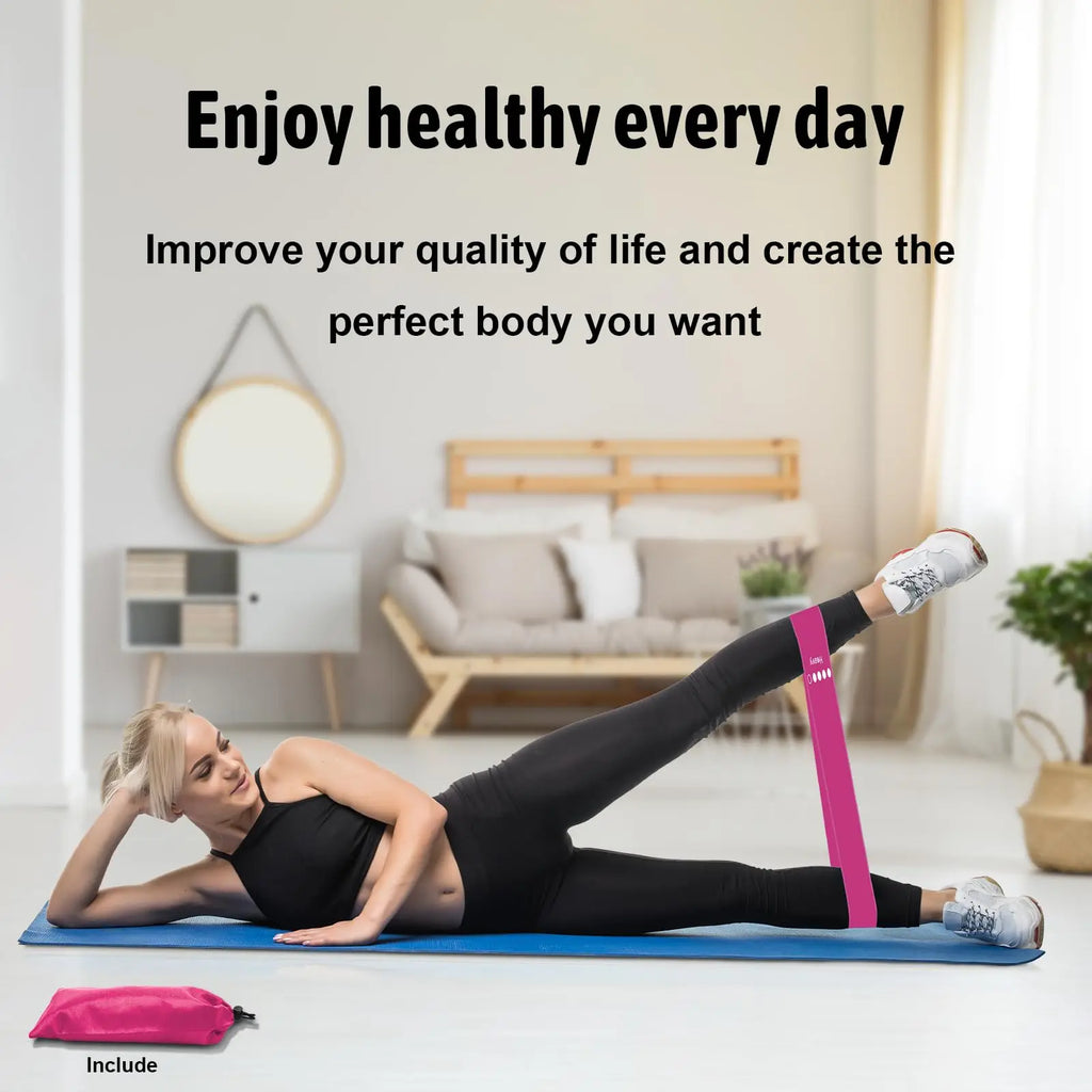 Set de Bandas de Resistencia Elásticas — Yoga, Pilates y Entrenamiento - Colores segun su existencia