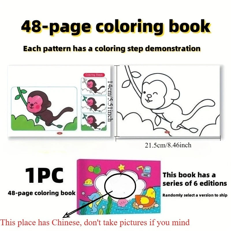 Libro para Colorear Infantil – Dibujo y Garabatos para Niños