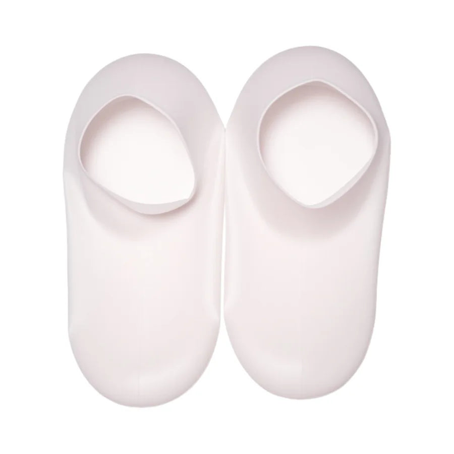 Calcetines Hidratantes de Silicona para Pies — Hidratación y Masaje para Talones Secos