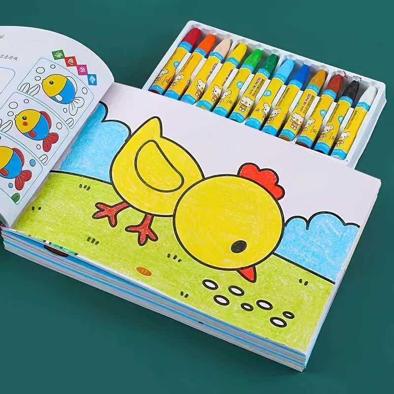 Libro para Colorear Infantil – Dibujo y Garabatos para Niños