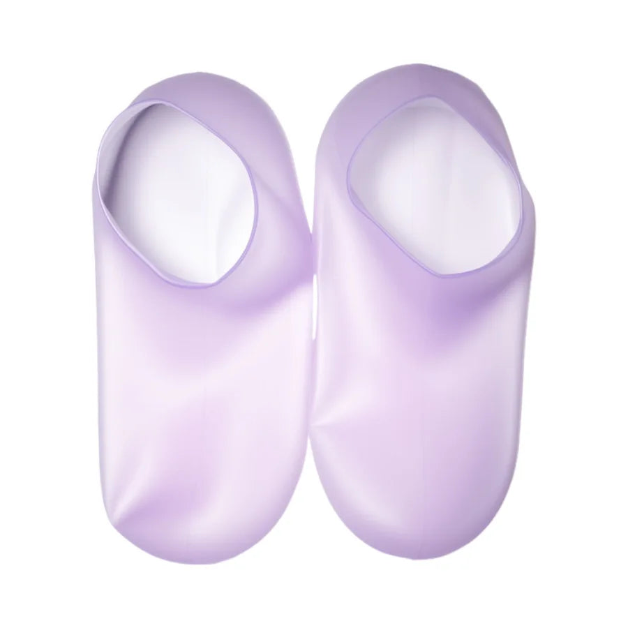 Calcetines Hidratantes de Silicona para Pies — Hidratación y Masaje para Talones Secos