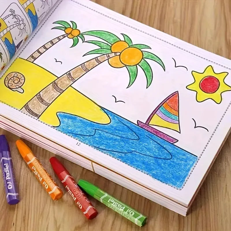 Libro para Colorear y Dibujar para Niños – 46 Páginas, Arte Creativo, Regalo para Niños y Niñas