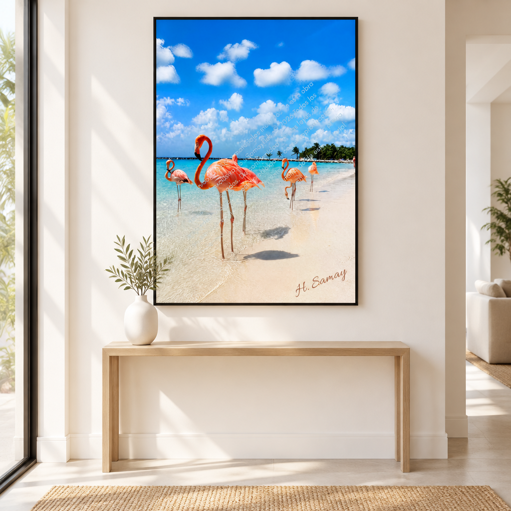 Paraíso Coral en recibidor tipo galería