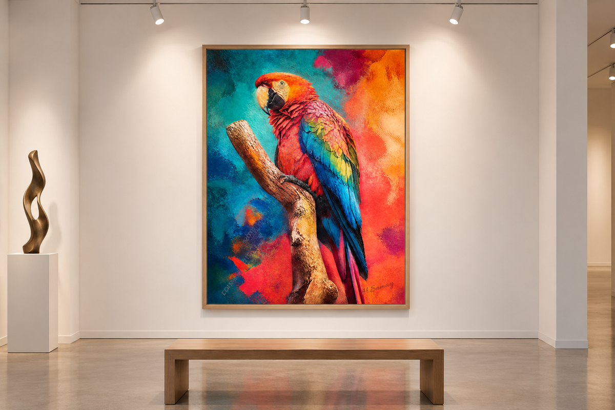 Imponente Majestad en galería