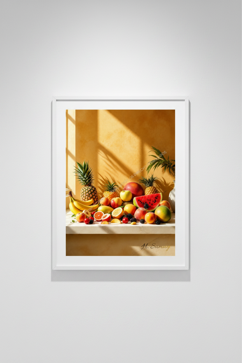 Mockup galería — Manjar de Frutas Exóticas