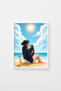Mockup galería — Isla Paraíso con Bebé Chimpancé