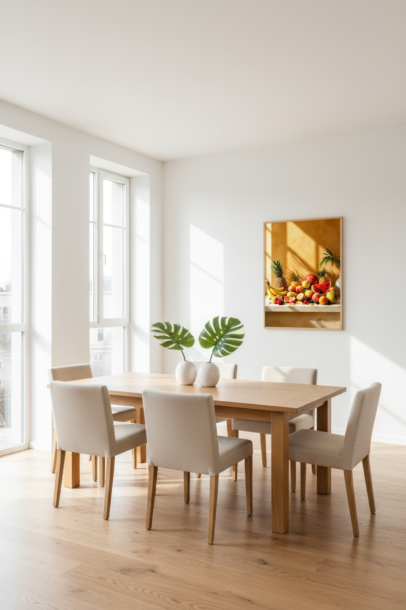 Mockup comedor — Manjar de Frutas Exóticas