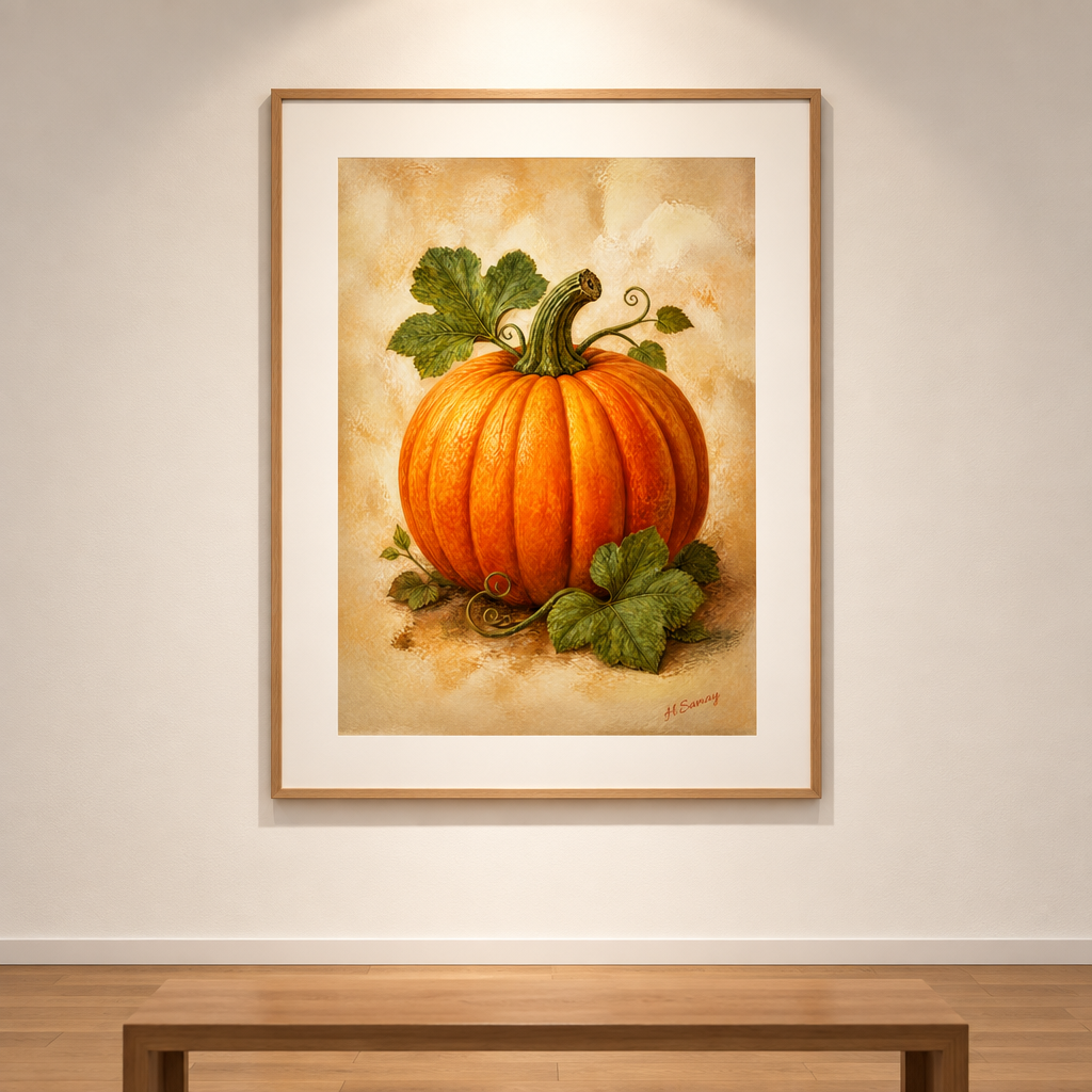 Calabaza Dorada en galería